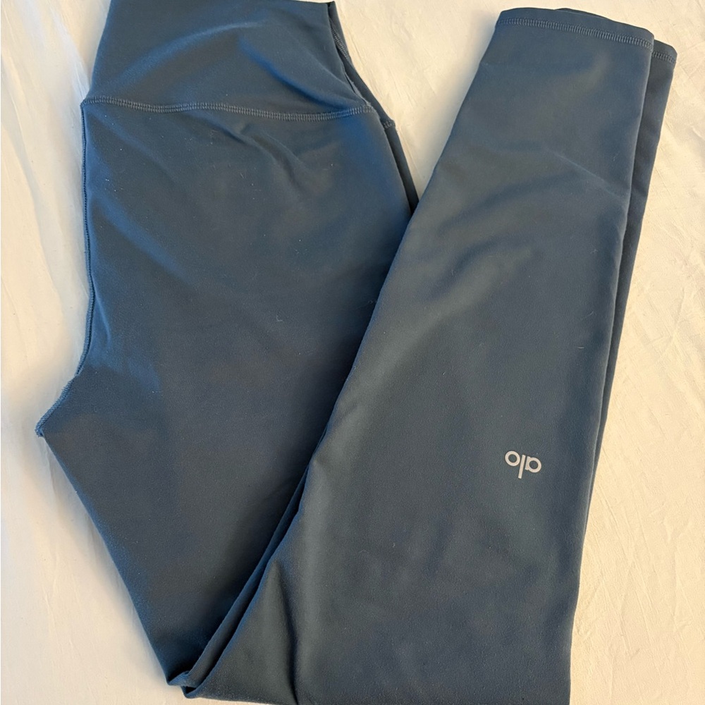 Alo Yoga Air Brush Leggings Blue Leggings